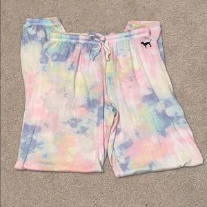 Pink/Victoria’s Secret Tie Dye Sweatpants
